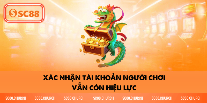 Xác Nhận Tài Khoản Người Chơi Vẫn Còn Hiệu Lực