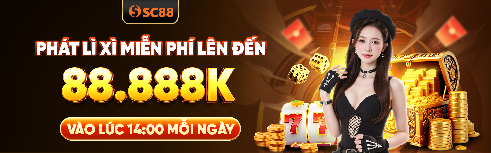 Banner SC88 Phát Lì XÌ Miễn Phí 88888k