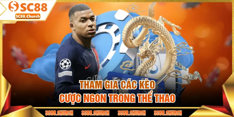 Tham gia các kèo cược ngon trong thể thao